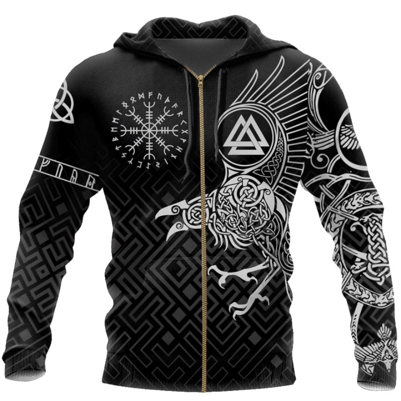 upscale viking hoodie